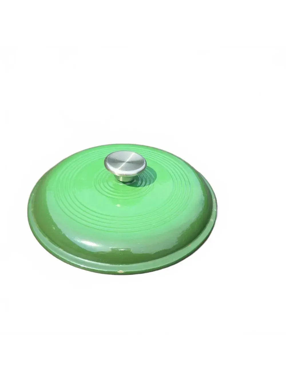 2.5 QT Enameled Cast Iron Dutch Oven with Lid Nonstick Cookware for Baking Green